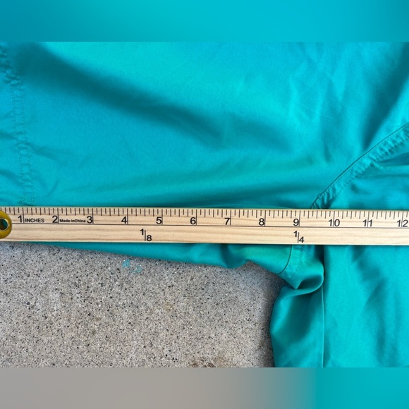 Men's Robert Graham Board Shorts Green Teal Solid 36 Beach Surf Swim Preppy Sun - Picture 15 of 16